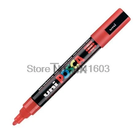 3 шт./партия Mitsubishi Uni Posca PC-5M маркер-средний Tip-1.8mm-2.5mm 17 цветов художественные маркеры офисные школьные принадлежности - Цвет: AS PIC