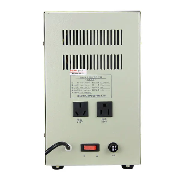 DELIXI JJW D1000VA (1KW) однофазный очистки стабилизатор Высокая точность тестирования