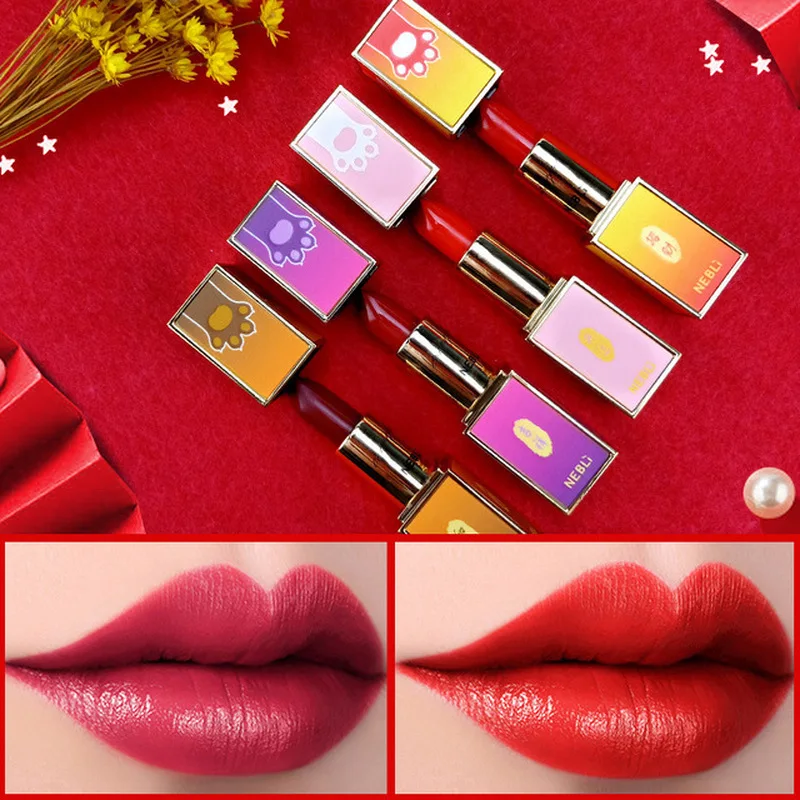 

Cat Claw Lipstick Long Lasting Moisturizing Non-Decolorizing Moisturizing Lip Balm Net Makeup maquillajes para mujer