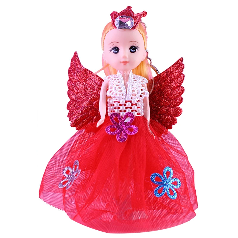 

2019 New Fashion Angel Confused Doll Simulation Phone Straps Creative Cartoon Party Toys Funny Kid Baby Birthday Gift Toy 18CM
