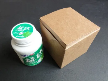 

9*9*7cm,Cosmetic/Jewerly kraft paper box Brown kraft handmade gift boxes,Essential oil box,200pcs/lot