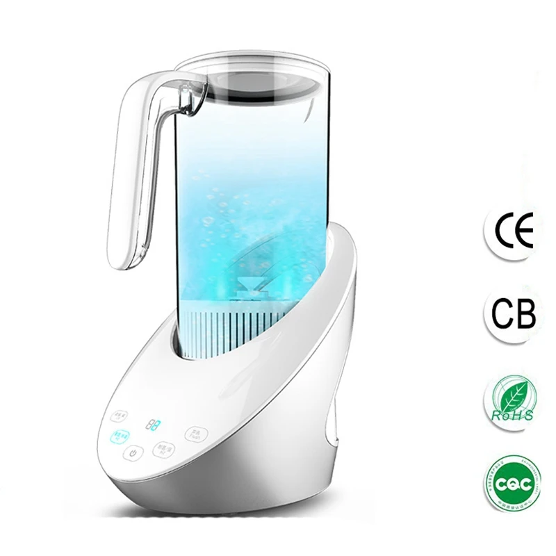 

1.5L Hydrogen Water Generator Lonizer Maker Alkaline Energy Jug Filter High Concentration Hydrogen-Rich Water Cup Household
