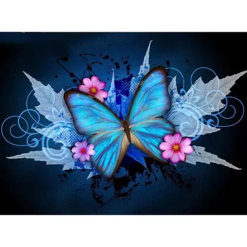 

Diamond Embroidery Diy Needlework 5D Diamond Painting Cross Stitch picture by number butterfly Rhinestone new Year gift