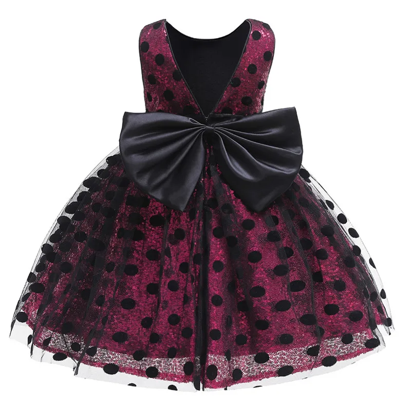 Baby Girl Dress Lace Bowknot Birthday Dresses for Girls 1 5 Year Infant