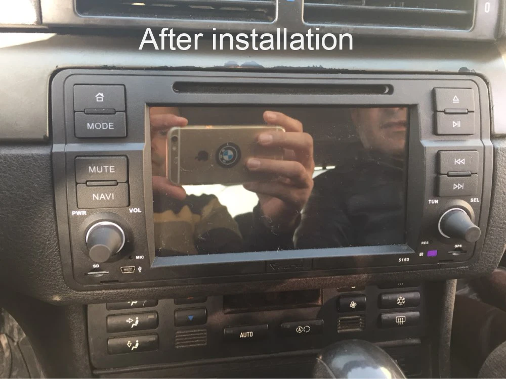 Best Android 8.1 Octa Core 4G RAM 64G ROM GPS Navi 7" IPS Car DVD Player for BMW E46 Old 3 series 98-06 with Bluetooth/RDS/Radio/WIFI 3