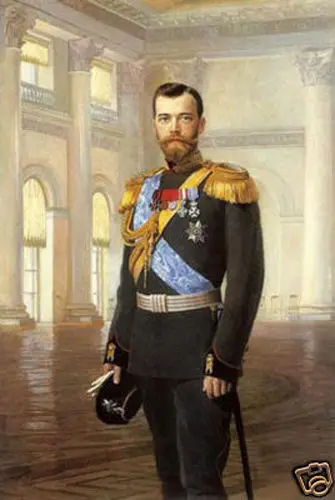 

Details about HIGH QUALITY PORTRAIT OIL PAINTING ON CANVAS:TSAR NICHOLAS II 24"X36"