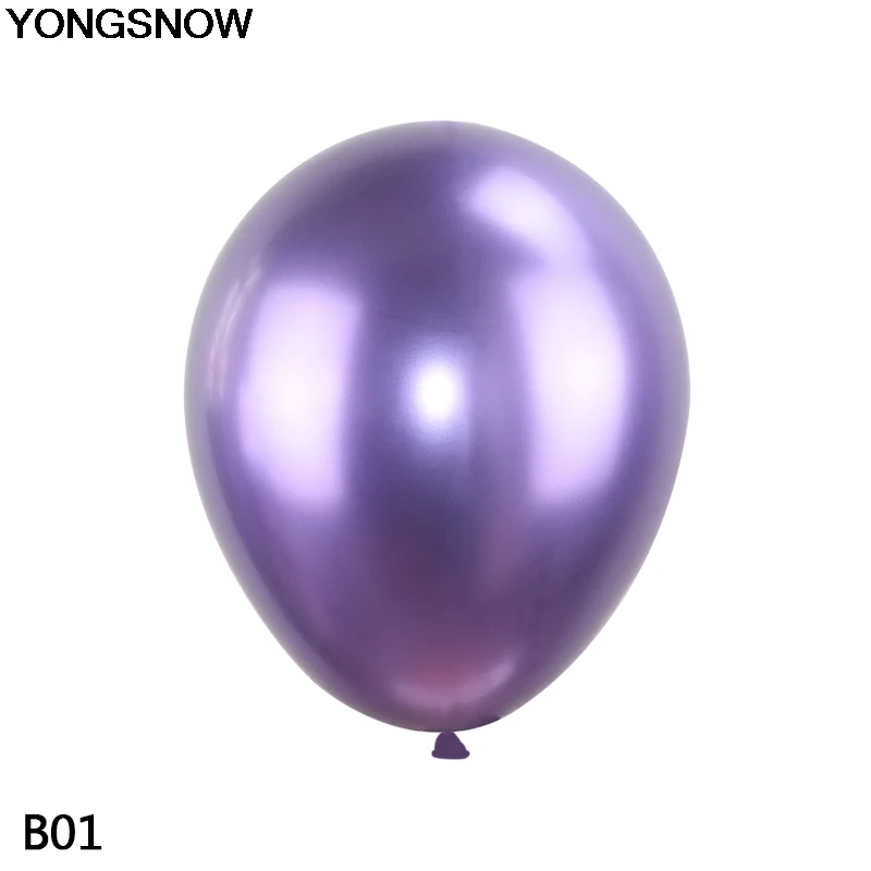 YONGSNOW 10/20 штук 12-дюймовые толстые жемчужный металлик шар латексный гелиевый надувные воздушные шары на день рождения вечерние свадебные дома деко игрушка