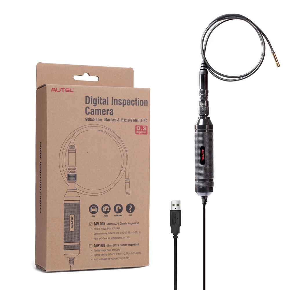 Autel MaxiVideo MV105/108 Automotive Inspection