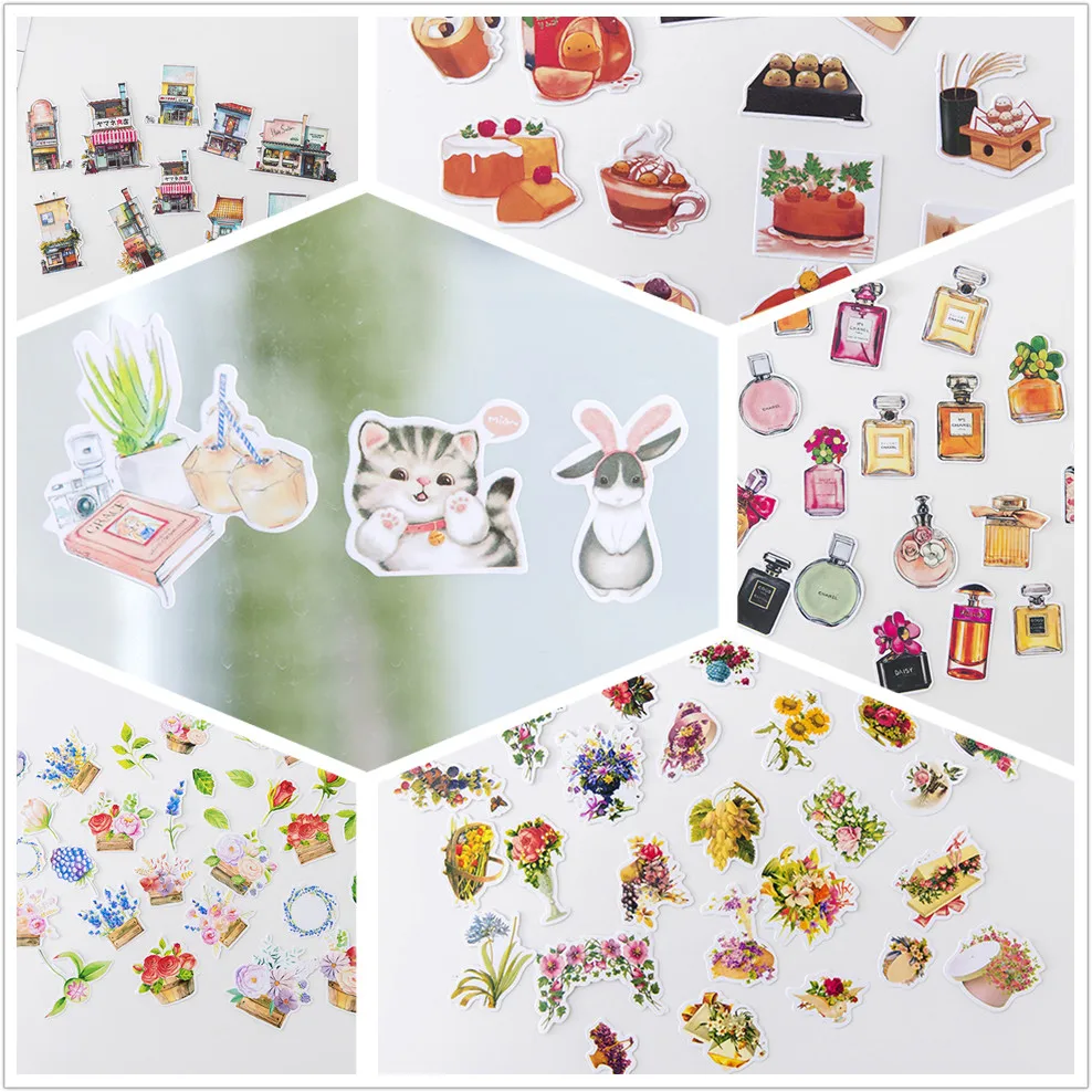 

cute Mini Cartoon Memo pad Stickers Posted It Kawaii Planner Scrapbooking Japanese Stationery Sticker Escolar School Supplies