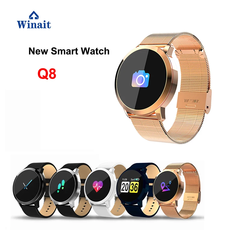 Winait Q8 Smart Watch Woman Man Heart Rate Tracker Professional Waterproof Fitness Bracelet Smartwatch Wearable Device | Электроника