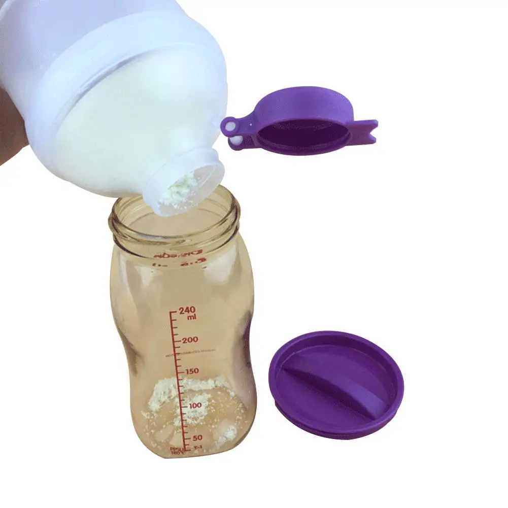 Portable Milk Powder Formula Dispenser Food Container Storage Feeding Box For Baby Kids Toddler Three Grid Baby Food Storage Box