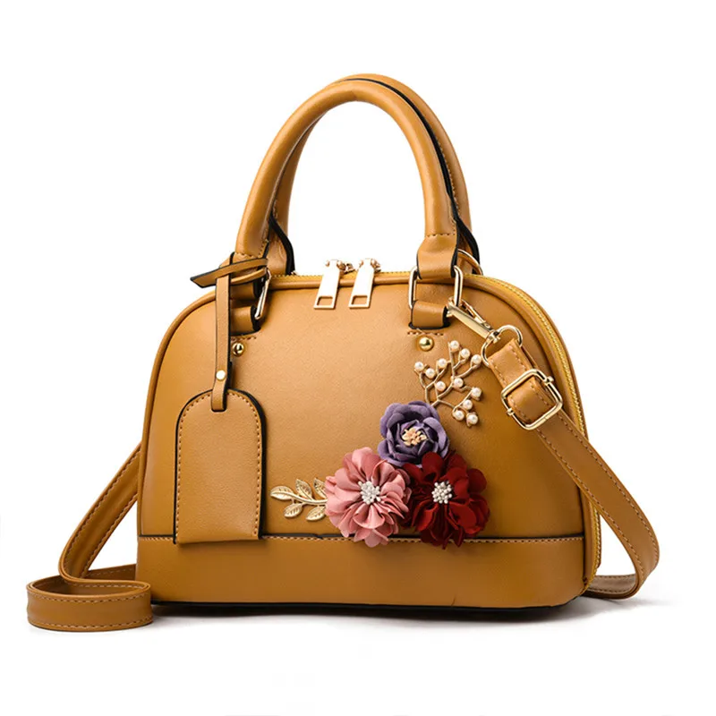 SWDF дизайнерские сумки через плечо модные цветочные украшения жемчужная инкрустация женская сумка из искусственной кожи модная сумка женские роскошные сумки