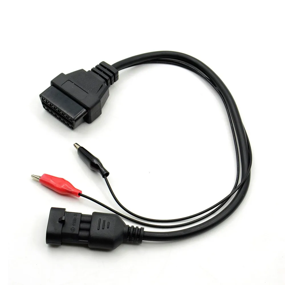 Автомобильный Кабель для Fi* at 3 Pin to 16 Pin OBDII OBD2 Соединительный адаптер автомобильный кабель obd 3 Pin диагностический кабель