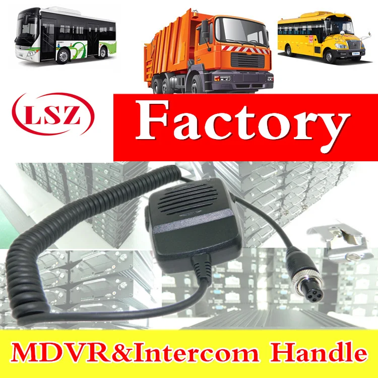 3G/4G car video recorder, butt handle, driver and CMSV6 platform intercom intercom handle factory