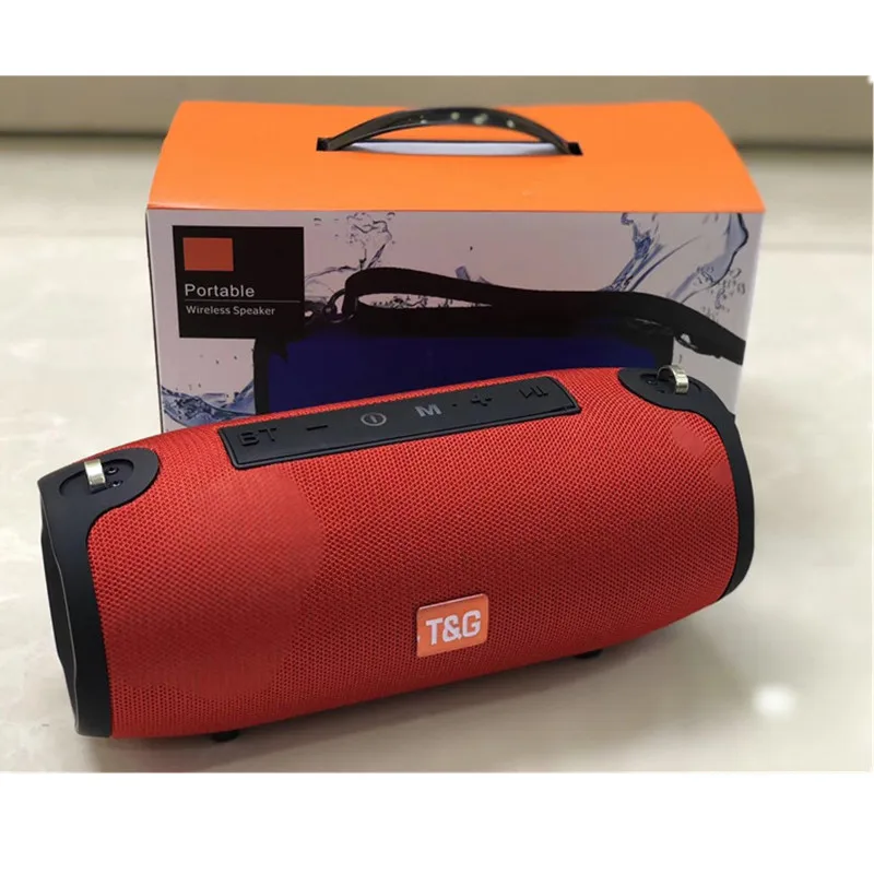 

20W portable speaker column outdoor waterproof wireless Bluetooth speaker subwoofer with FM radio TF AUX computer