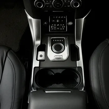 

Console gear head penal decorative cover trim sticker frame for land range rover discovery4 discovery 4 interior accessories