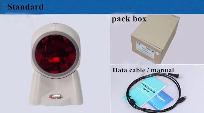 10-1-1 20 lines Orbit Omnidirectional Laser Barcode Scanner USB white Bar code Reader for Retail StoreSupermarketLibrary