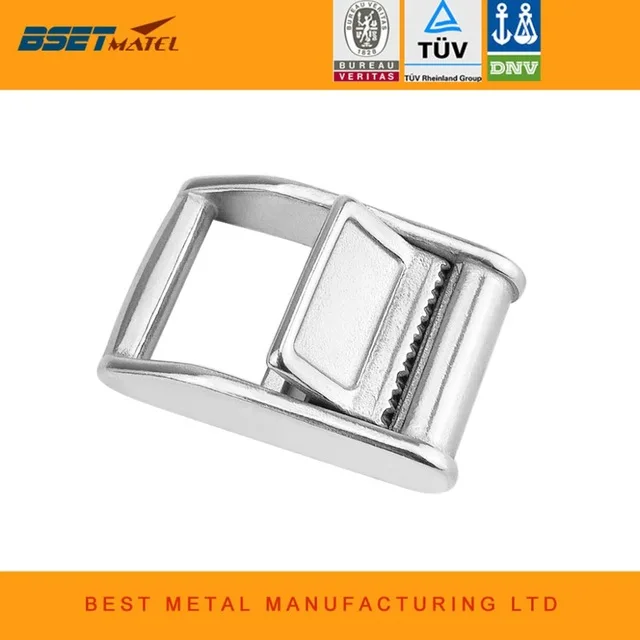 

Stainless steel 316 Cam Buckle Ratchet Buckle Tie Down Strap or Webbing Cargo Lashing Lash Luggage Bag Belt Metal Buckle