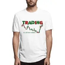 Мужская футболка с О-образным вырезом, футболка для торговли акциями, футболка для мужчин, футболка в стиле Харадзюку