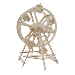 Новая сборка Сделай Сам обучающая игрушка 3D деревянная модель головоломки колесо обозрения