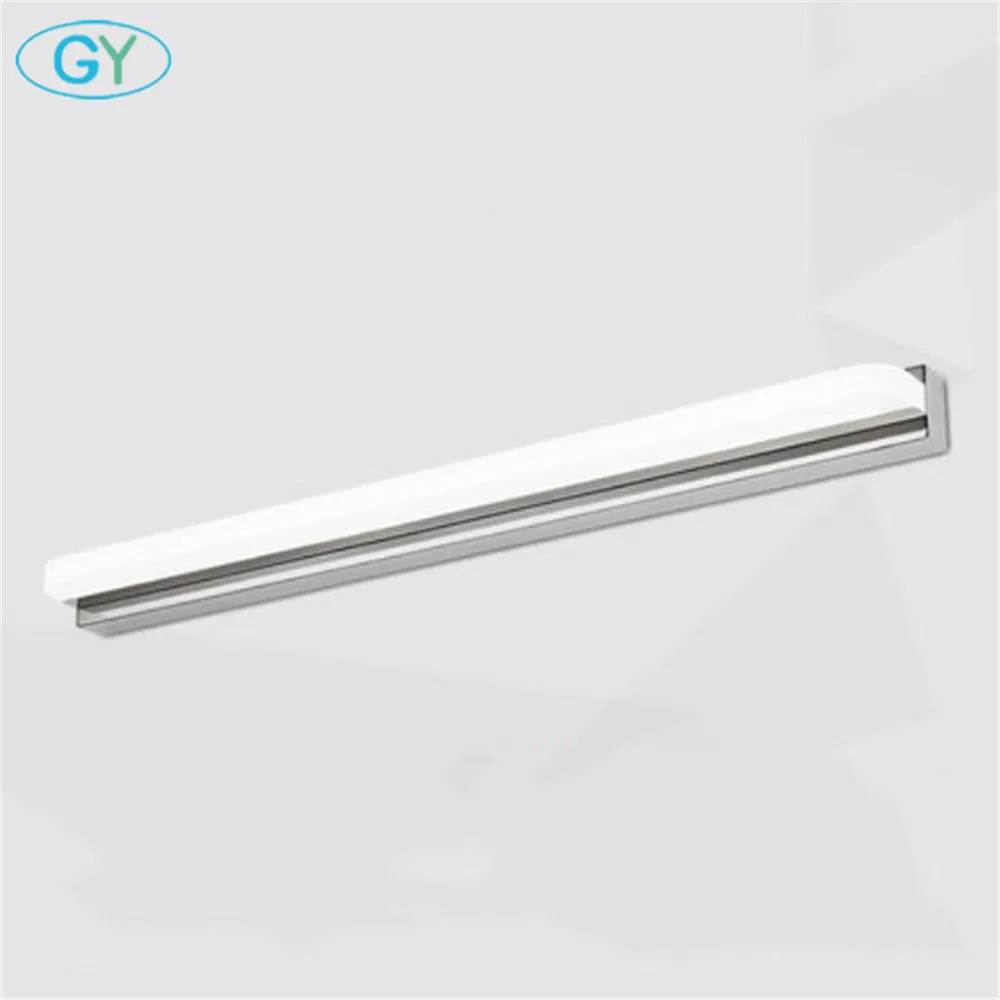 الحديث طويل مصباح ليد لمرآة الحمام مع التبديل ، الحد الأدنى led الغرور أضواء جدار جبل مصباح ، امبارا الفقرة اسبيخو coiffeuse لوز