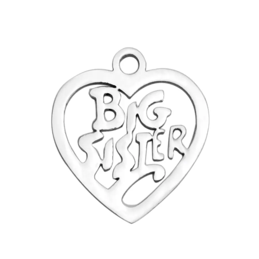 Charms With Stainless Steel Letter Encantos AliExpress