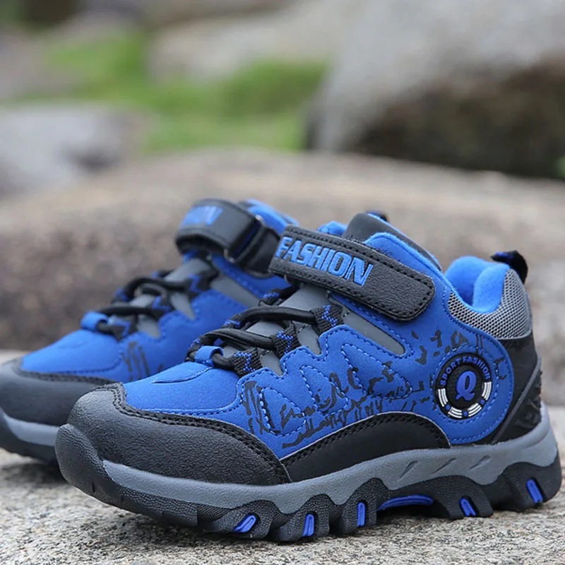 

Children Outdoor Sports Sneakers Kids Anti-slip Mountain Hiking Shoes Winter Trekking Boots for Boys Girls Child Climbing Shoes