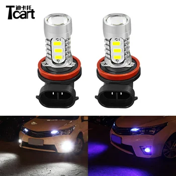 

Tcart Car H11 LED Fog Light Bulbs Auto Driving Lamps For Toyota Corolla 2008-2015 2016 2017 Accessories