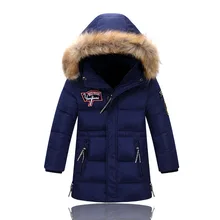 2016 new Children boy Winter accessories for kids baby boy duck down kids parkas fur hooded