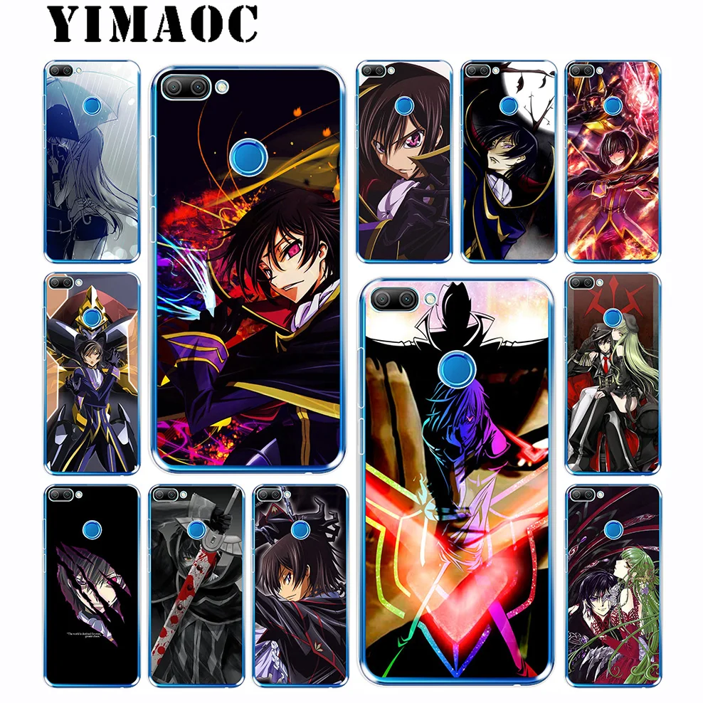 Yimaoc Code Geass аниме мягкий чехол для huawei Honor 10 9 8X 8C 8 7C 7X 7A Pro 6A Note Nova 3i 3 2i Y6 Y7 Y9 Prime 2018 |