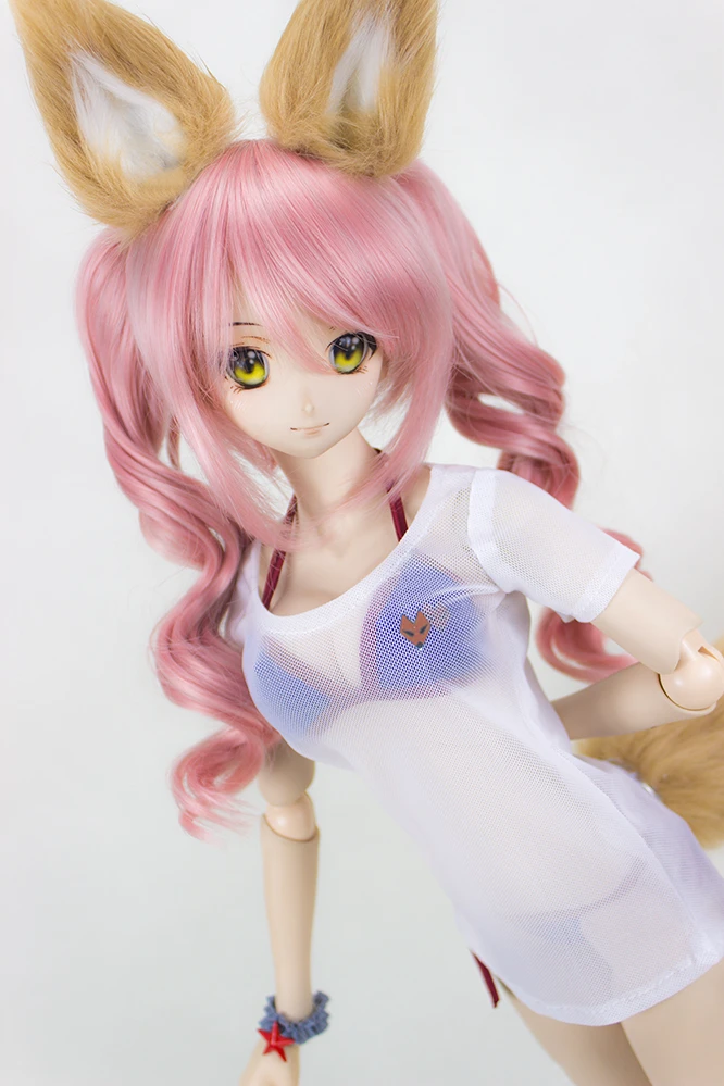 1/3 1/4 тонкий sd bjd кукла ткань tamamo no Mae Swinsuit Косплей Костюм для куклы bjd