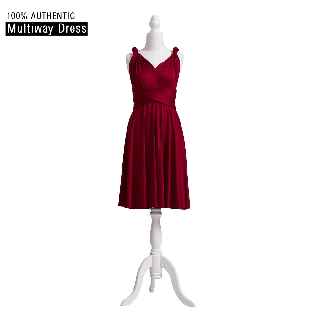 maroon multiway dress