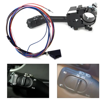 

CITALL Cruise Control System Stalk + Harness 18G 953 513 A 1J0 953 513 1J1970011F for VW Golf Jetta Passat B5 Beetle Skoda Seat