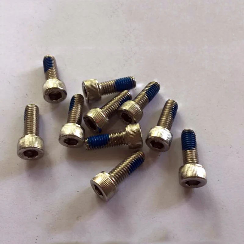 

50Pcs SHCS Screw M2 M3 M4 M5 M6 Hex Socket Head Cap Screw Nylok Self Locking Screw Stainless Steel DIN912