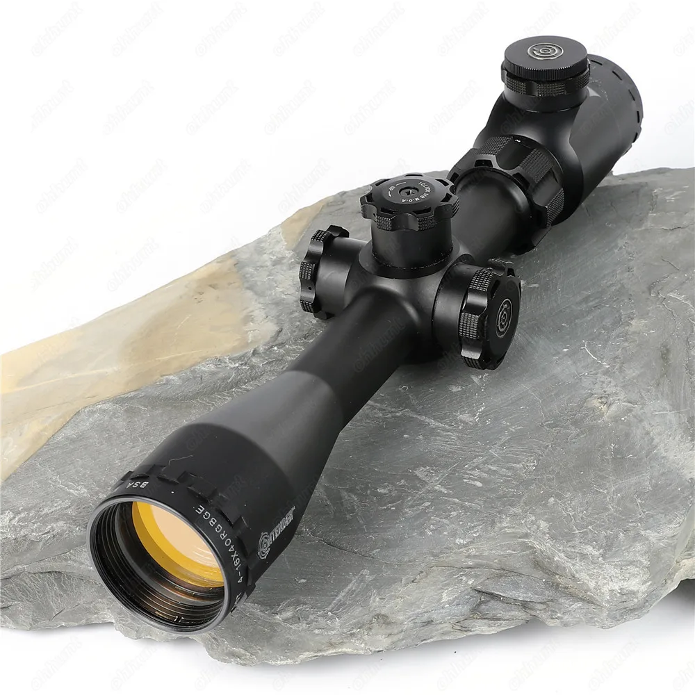 BSA Contender COMD 4-16X40 RGBGE Hunting Riflescopes Side Parallax RGB Mil dot Glass Etched Reticle Turrets Lock Reset Scope (1)