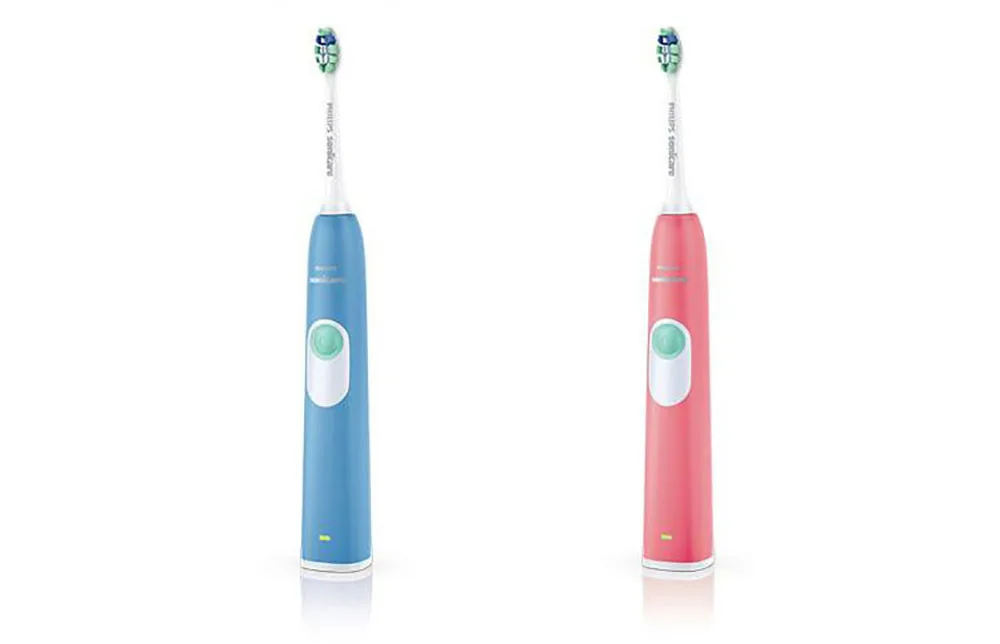 PHILIPS Sonicare HX6234/35 Электрический Зубная щётка Перезаряжаемые с Водонепроницаемый 31000 об./мин. индикатор зарядки для любителей 2 упак