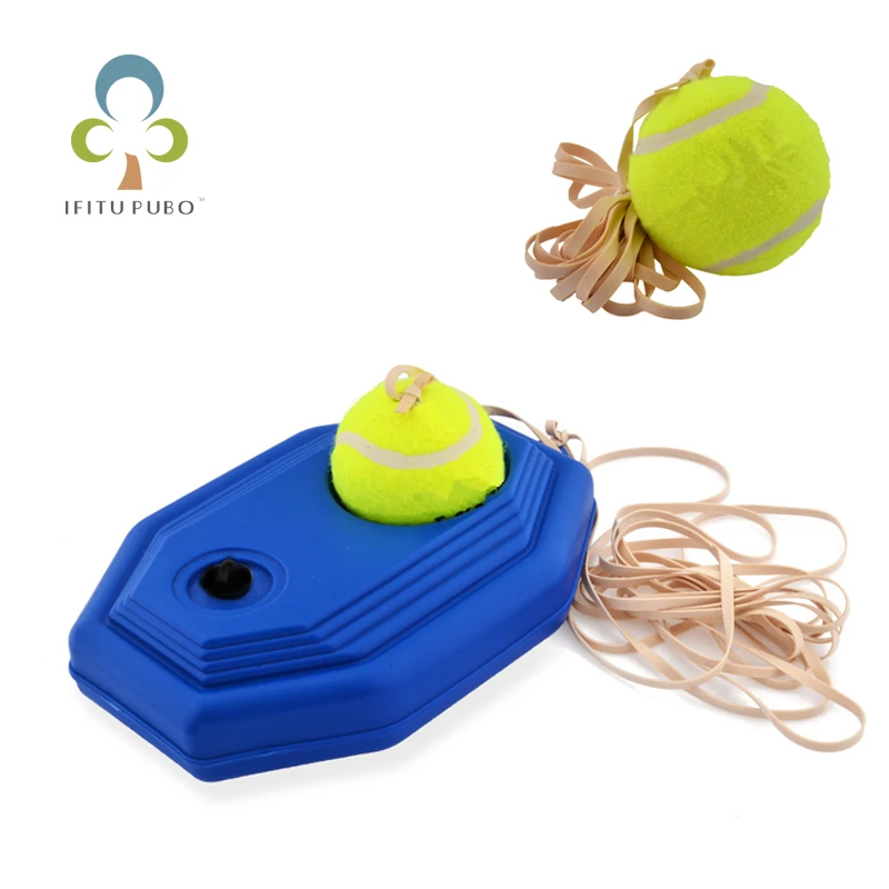 

Rubber Tennis Training Machine and Pratice Tennis Ball Add Water Base for Tennis Beginners Trainers Outdoor Sports WYQ