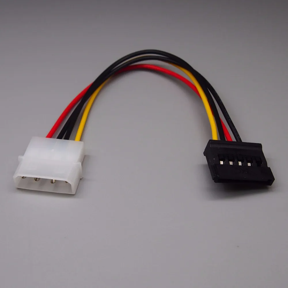 10 шт. SATA тип кабеля питания D 4 pin к последовательному порту силовой кабель SATA для жестких дисков IDE кабель
