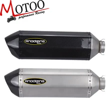 Motoo Carbon fiber 51mm motorcycle Exhaust Muffler with DB KILLER for HONDA R1 R6 ZX 6R