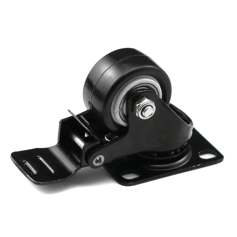 

4 Pcs/Set Industrial Wheels Swivel Furniture Cabinet Office Chair Casters Universal Brake Wheel PAK55