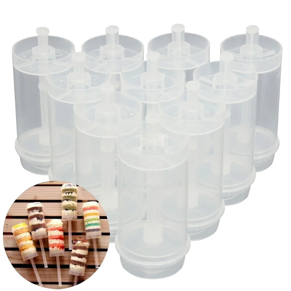 DOITOOL 50pcs Cake Containes With Lids Cupcake Holde With