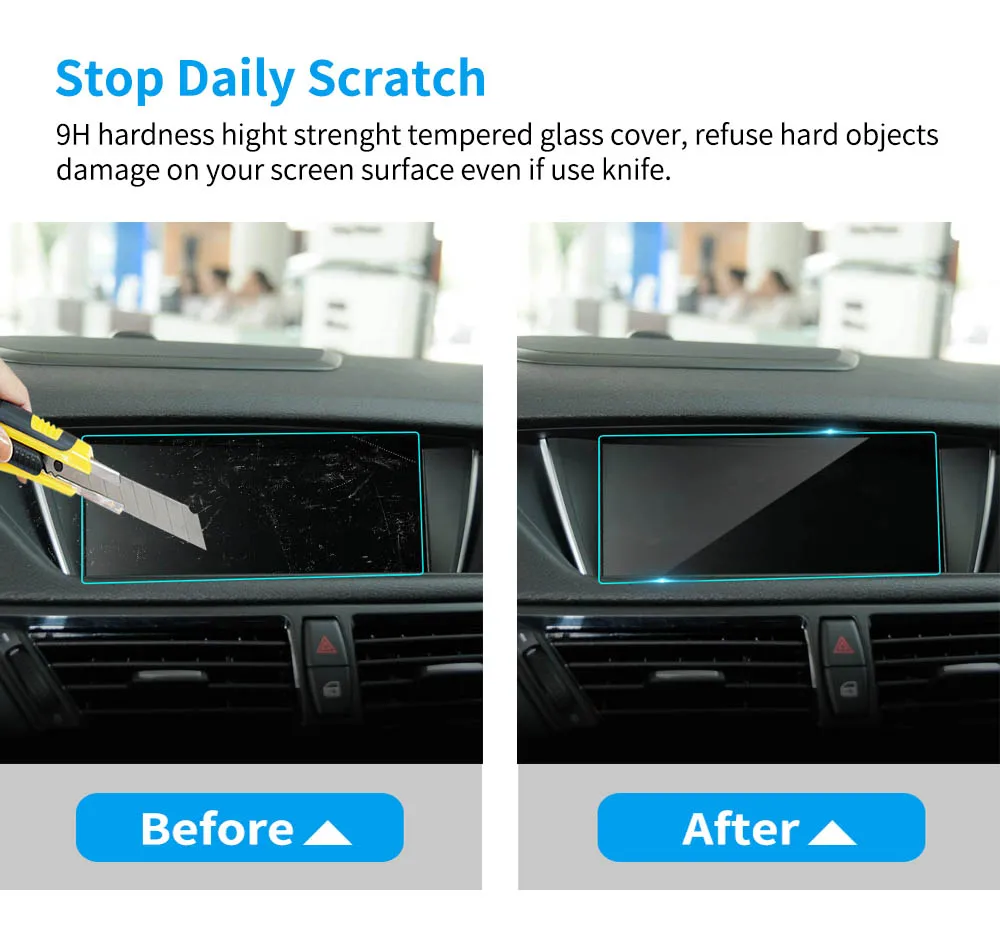 GPS System Accessories CDEFG Car Screen Protector Center Control