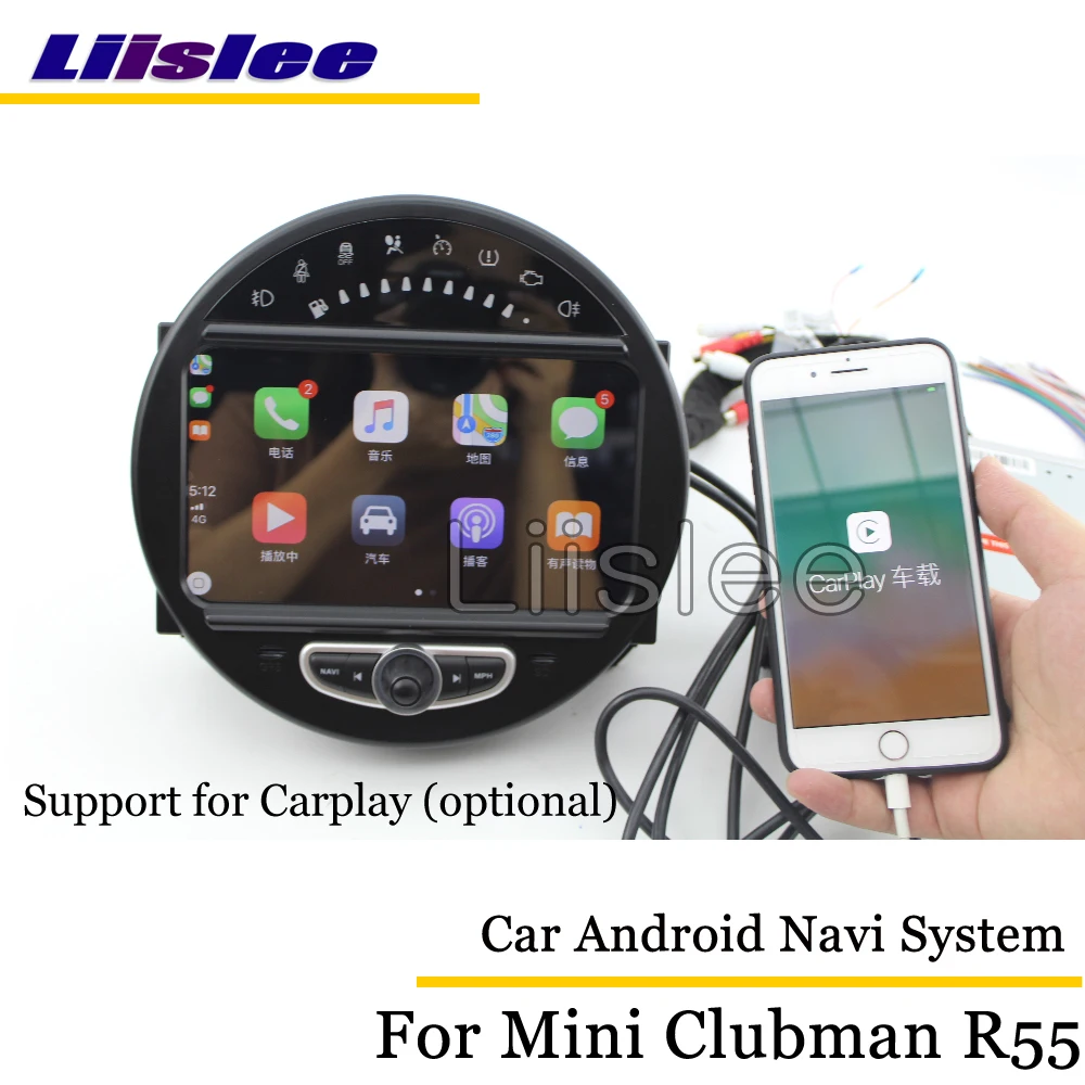Best Liislee Car Android Multimedia For Mini Clubman / Clubvan R55 2007~2014 Stereo Radio Audio Carplay GPS Nav Map Navigation System 4