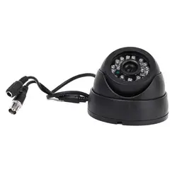 Черный Камеры Скрытого видеонаблюдения PAL 1/3 "CMOS 700TVL 24 светодиодный фильтр, отсекающий ИК-область спектра, 3,6 мм безопасности купольная CCTV