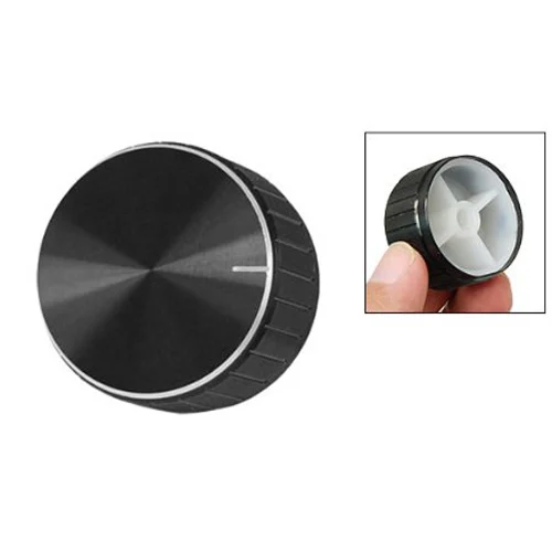 

Promotion Black Aluminum Volume Control Amplifier Knob Wheel