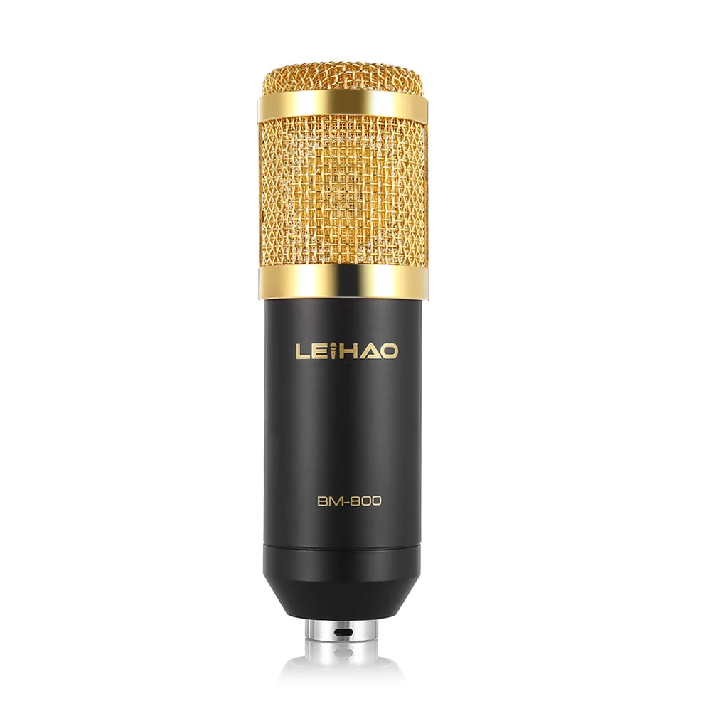 LEIHAO BM 800 Professional Condenser Microphone Kit Studio Broadcasting