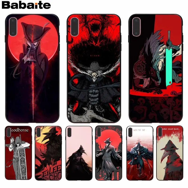 Babaite игра Bloodborne Smart Cover Черная мягкая крышка чехол для телефона Apple iPhone 8 7 6 6S Plus X XS