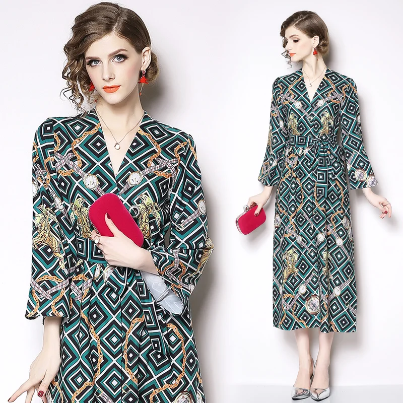 

Make spot early spring temperament of restoring ancient ways the new Europe and the United States high-end boutique brand printi