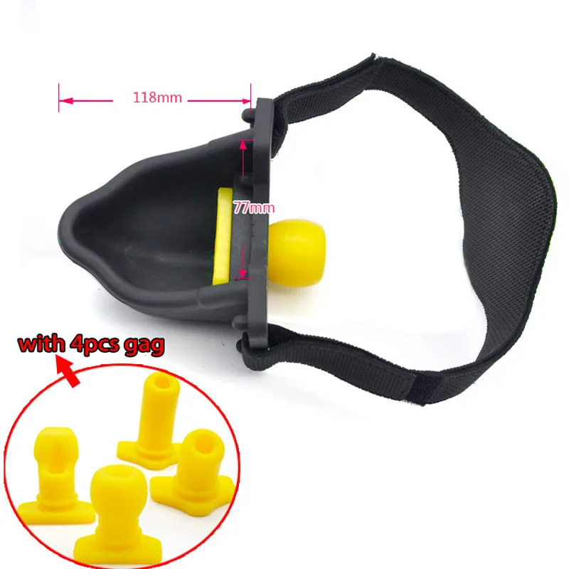Newest Silicone Mouth Gag Head Harness Bondage Belt With 4pcs Gag Ball Slave BDSM Restraints Sex Toys for Adults Erotic Games Newest Silicone Mouth Gag Head Harness Bondage Belt With 4pcs Gag Ball Slave BDSM Restraints Sex Toys for Adults Erotic Games