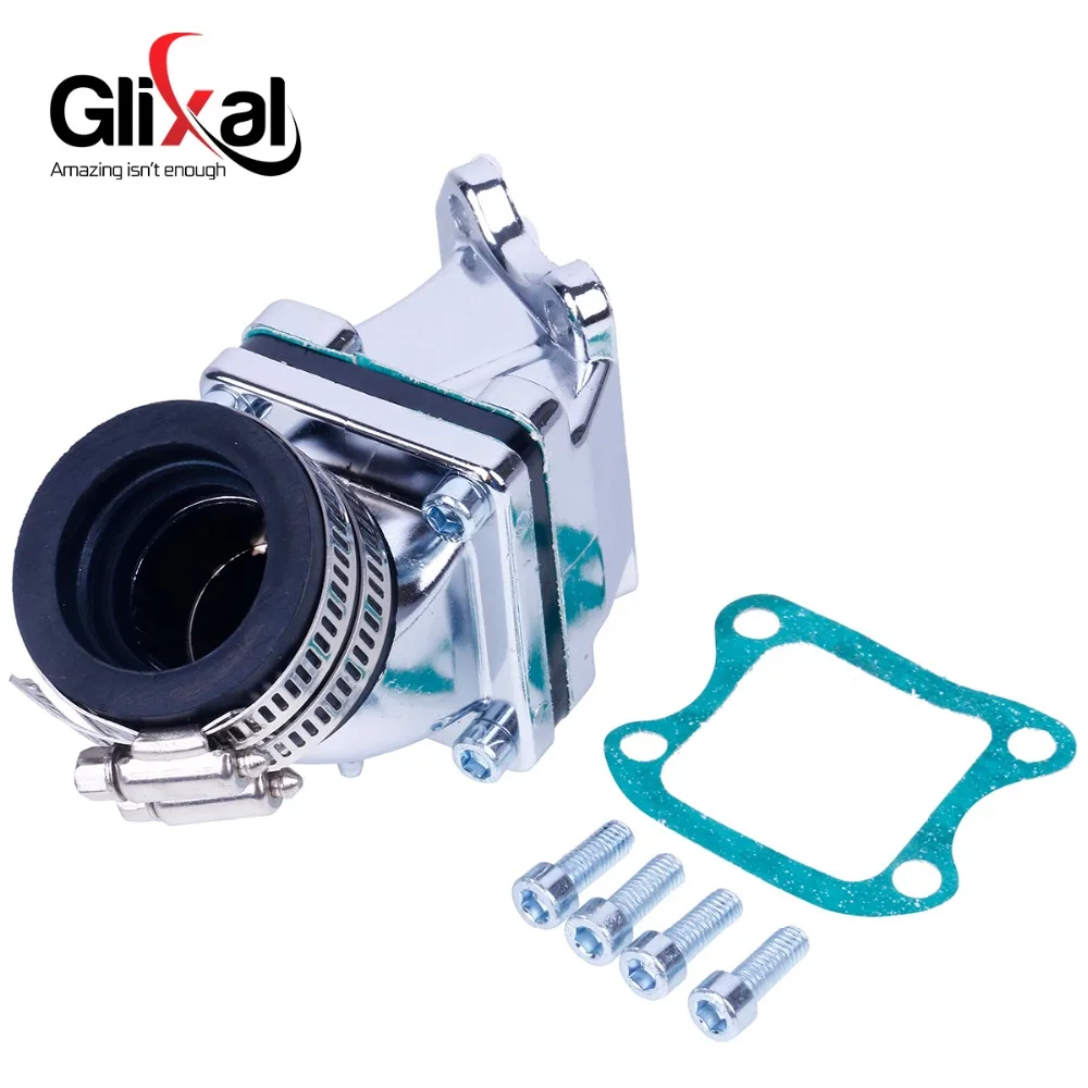 Высокопроизводительный впускной коллектор Glixal Dio AF18 AF28 AF27 49cc 50cc для скутера CX ZX SE50